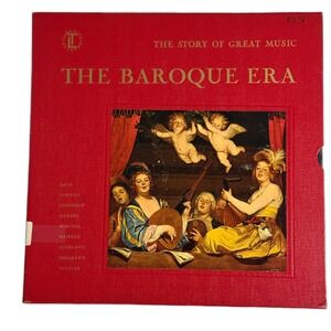 Time Life The Story of Great Music‎ The Baroque Era Vinyl Records Box Set Book